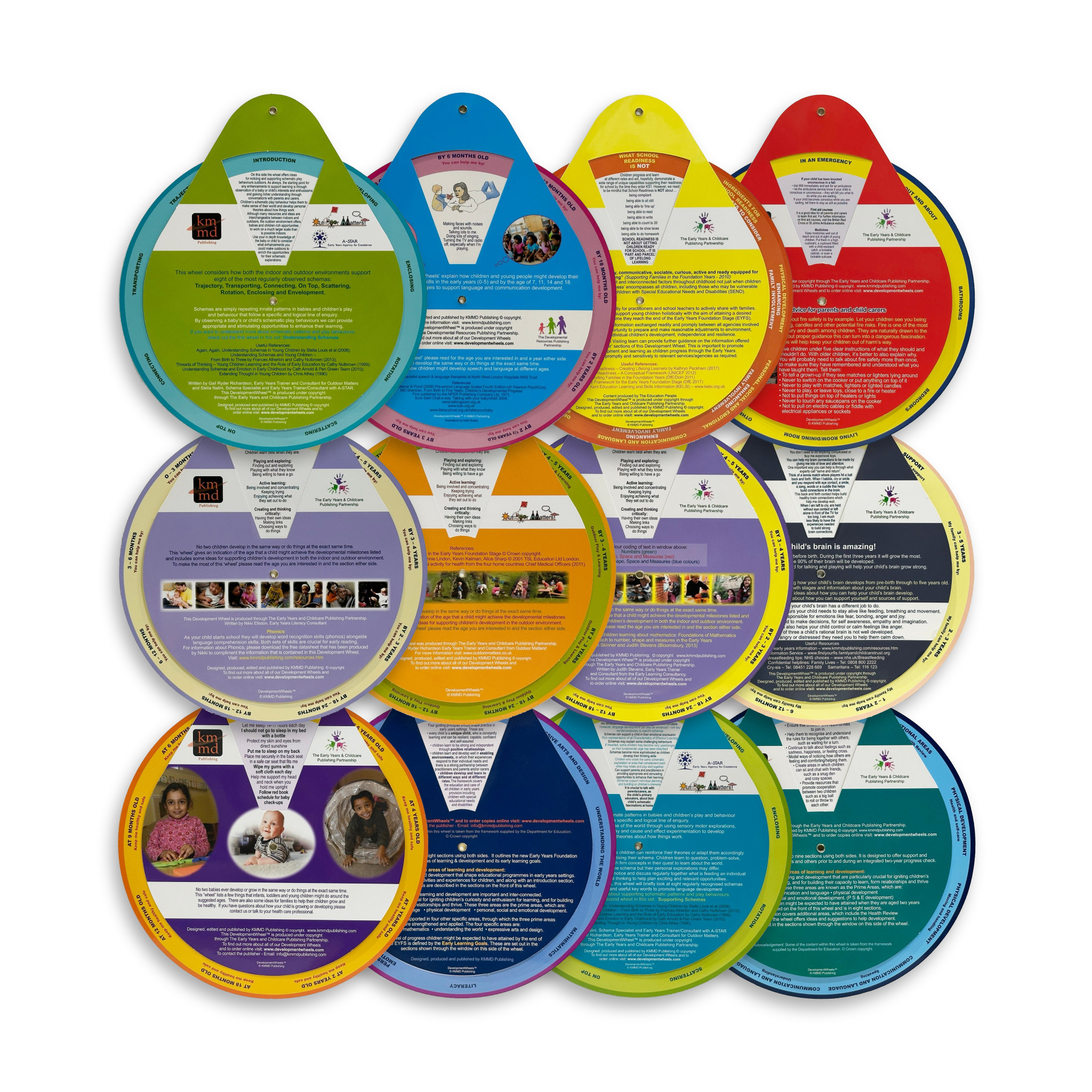 The Early Years Collection | 12 Development Wheels Set