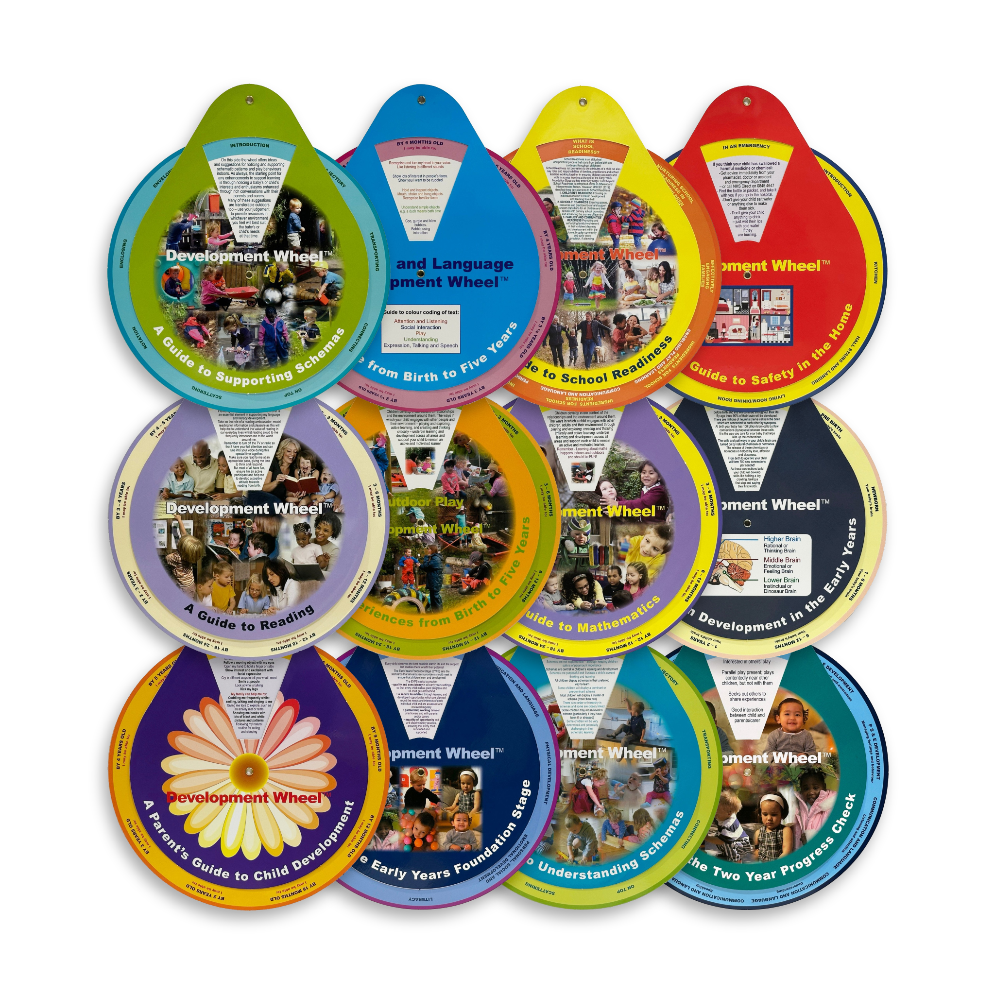 The Early Years Collection | 12 Development Wheels Set